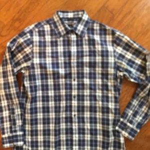 Men's Michael Kors plaid long-sleeve shirt, Medium